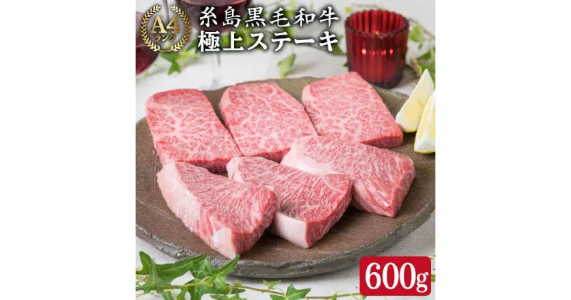 【ふるさと納税】【極上ステーキ】合計600g (6枚入) ハネシタロース ランプ A4ランク 糸島黒毛和牛 【糸島ミートデリ工房】[ACA041] 30000円 3万円 黒毛和牛 冷凍配送