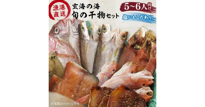 【ふるさと納税】塩にもこだわり！玄海の海旬の干物大満足セット(5,6人向け) 福ふくの里 [ALD004] 15000円 1万5千円