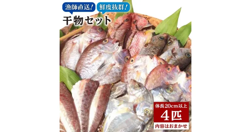 【ふるさと納税】干物セット4点(1匹20cm以上) マダイ 徳栄丸[APD006] 10000円 1万円