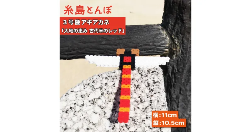 【ふるさと納税】三号機：大地の恵み 古代米のレッド アキアカネ《糸島》【糸島とんぼ】 [APK004] 2000円 2千円