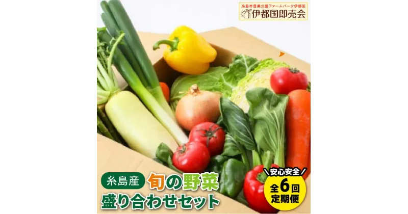 【ふるさと納税】【全6回定期便】福岡県糸島産 旬の野菜盛り合わせセット 糸島市 / ファームパーク伊都国 [AWC008] 85000円