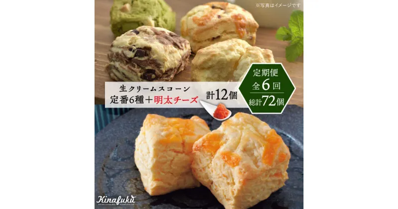 【ふるさと納税】【全6回定期便】【ご自宅用】定番スコーン 6種・明太チーズスコーン 6個 計12個セット《糸島》【キナフク】 [AFA025] 96000円