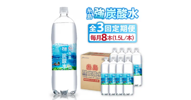 【ふるさと納税】【全3回定期便】強炭酸水 1.5L×8本 糸島市 / スターナイン 炭酸水 大容量 [ARM006] 18000円 常温