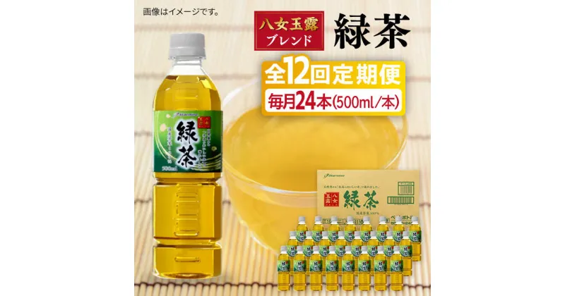 【ふるさと納税】【全12回定期便】八女 玉露入り 緑茶 500ml × 24本 糸島市 / スターナイン お茶 ペットボトル [ARM017] 96000円 常温