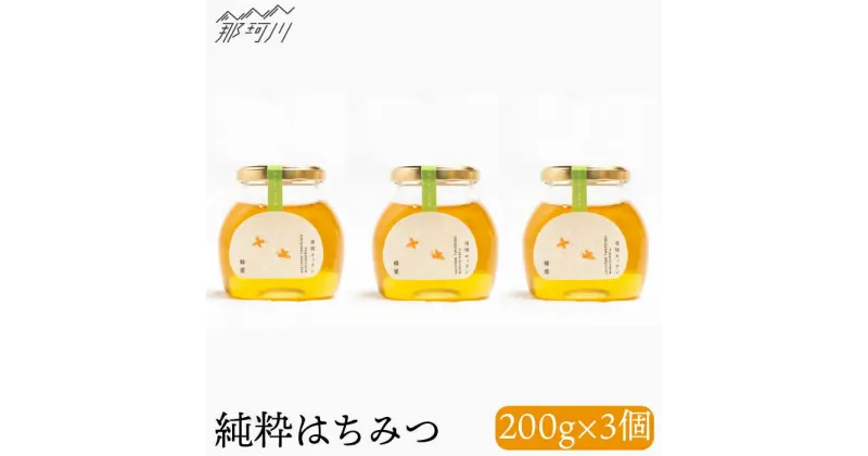 【ふるさと納税】【栄養価豊富！】純粋蜂蜜（200g×3）＜株式会社南畑ぼうぶら会議＞那珂川市 はちみつ ハチミツ[GBL008]21000 21000円