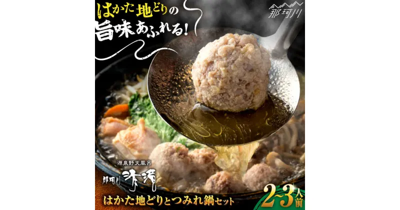 【ふるさと納税】那珂川清滝名物 はかた地どり つみれ鍋セット 2〜3人前＜源泉野天風呂 那珂川清滝＞那珂川市 [GAS006]11000 11000円