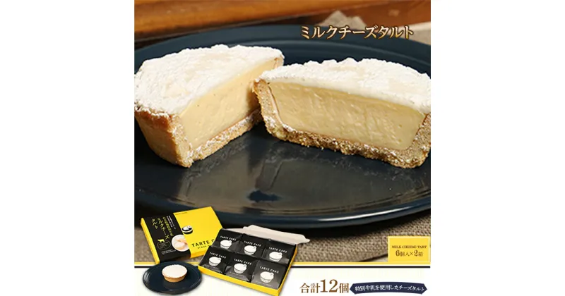 【ふるさと納税】 ミルクチーズタルト 12個 6個入り×2箱 デザート スイーツ タルト 菓子 チーズタルト 個包装 土産 手土産 ギフト 贈り物 送料無料 お歳暮 お中元 母の日 父の日 NZ003