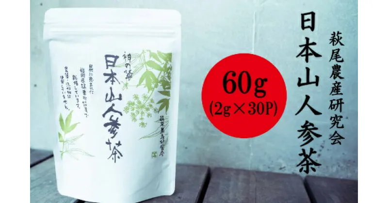 【ふるさと納税】 日本山人参茶 60g (2g×30P) お茶 生薬 ヒュウガトウキ茶 日本山にんじん茶 日本山ニンジン茶 人参茶 健康茶 伝統茶 和漢茶 漢方茶 サプリ 健康 生活習慣 ビタミン ミネラル 葉酸 アミノ酸 温まる 美容 ダイエット 食欲不振 九州産 贈り物 送料無料 TZ001