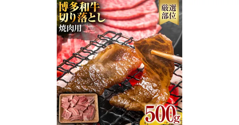 【ふるさと納税】訳あり！【A4～A5】博多和牛 黒毛和牛 焼肉切り落とし(肩ロース・バラ） 500g お取り寄せグルメ お取り寄せ 福岡 お土産 九州 福岡土産 取り寄せ グルメ 福岡県