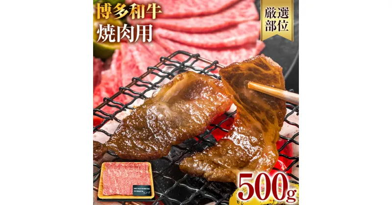 【ふるさと納税】博多和牛 黒毛和牛 焼肉用 500g お取り寄せグルメ お取り寄せ 福岡 お土産 九州 福岡土産 取り寄せ グルメ 福岡県