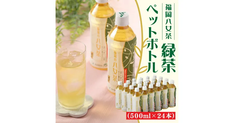 【ふるさと納税】福岡八女茶のペットボトル.緑茶（500ml×24本） お茶 煎茶 日本茶 国産 茶葉 .AA149