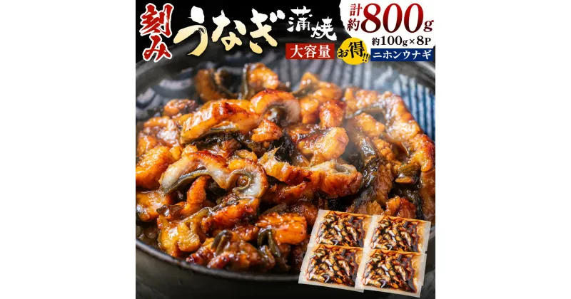 【ふるさと納税】刻みうなぎ蒲焼き（約100g×8Pセット）.AC119