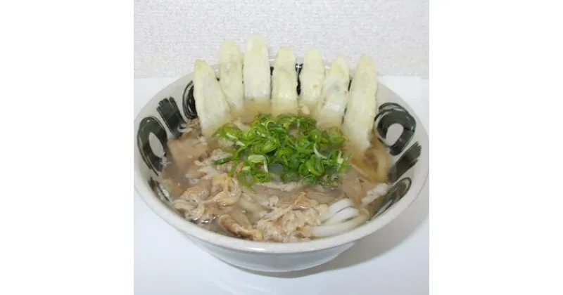 【ふるさと納税】福岡発　あごだし・肉ごぼう天うどん　三人前【配送不可地域：離島】【1032659】