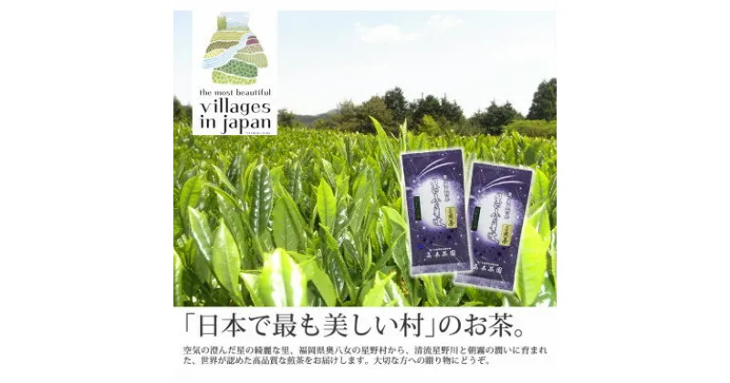 【ふるさと納税】奥八女星野村 深蒸し高級煎茶(深蒸し茶)100g×2袋(水巻町)【1445306】