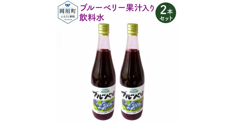 【ふるさと納税】岡垣町産 ブルーベリー果汁入り 飲料水 2本 セット 合計1,440ml 720ml×2本 【2021年8月下旬から発送】 ブルーベリー 果汁 送料無料