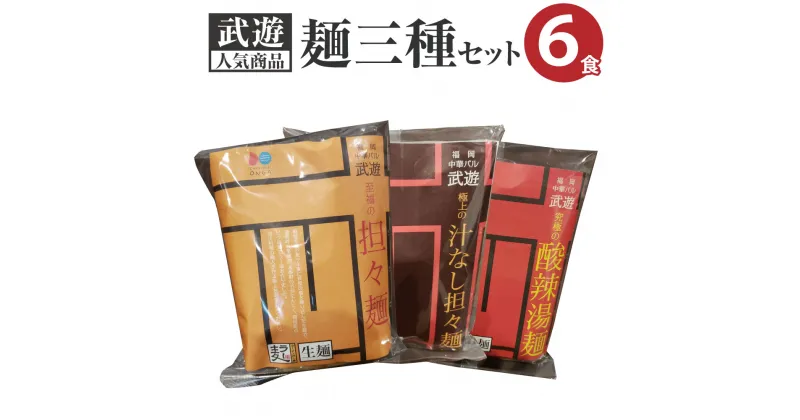 【ふるさと納税】麺3種セット 合計6食分 担々麺 担担麺 汁なし担々麺 酸辣湯麺 タンタン麺 タンタンメン スーラータンメン ラーメン 本格中華 本格派 拉麺 人気商品 送料無料