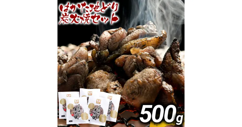 【ふるさと納税】はかた地どり炭火焼セット500g（100g×5p） お取り寄せグルメ お取り寄せ お土産 九州 福岡土産 取り寄せ グルメ MEAT PLUS CP037