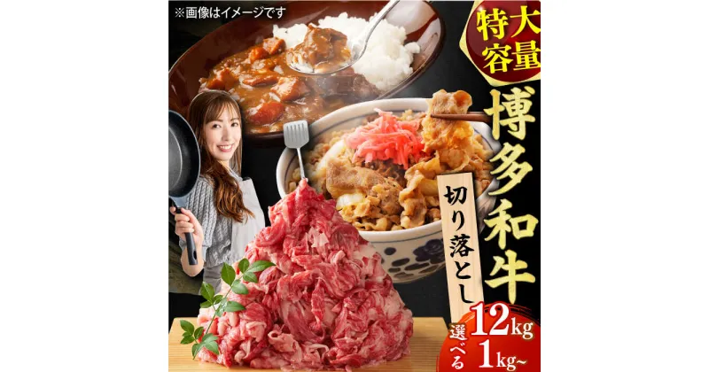 【ふるさと納税】【選べる定期便】【たっぷり満腹】博多和牛 牛肉 切り落とし 肉 定期便 広川町/株式会社MEAT PLUS[AFBO077]