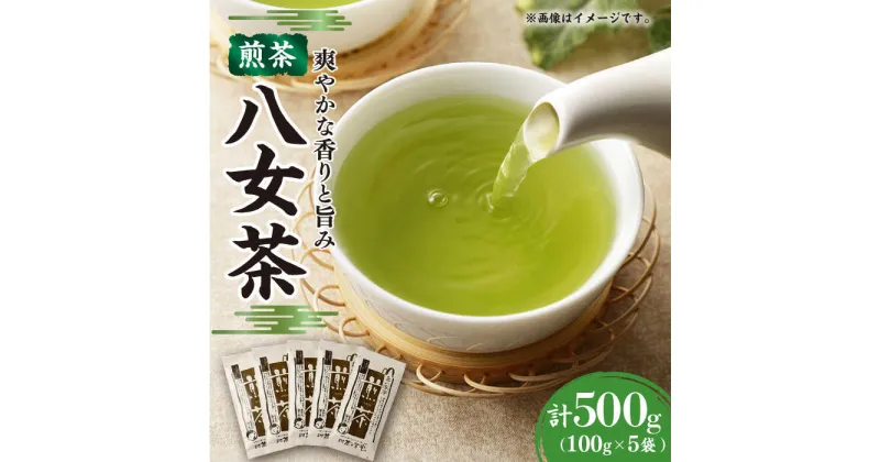 【ふるさと納税】八女茶 煎茶5袋セット 計500g (100g×5袋) お茶 煎茶 セット 詰め合わせ　広川町 / 有限会社原野製茶本舗[AFBE002]