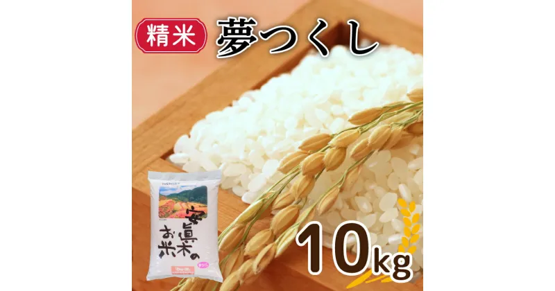 【ふるさと納税】夢つくし 10kg 精米 米 お米 コメ ごはん ご飯 おこめ こめ 白米 長期保存 備蓄 長持ち 防災 夕食 晩ごはん 地震 緊急 避難 福岡 川崎