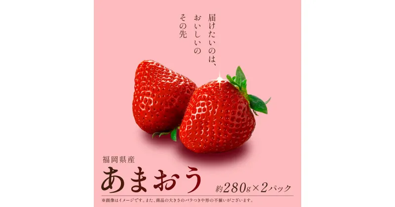 【ふるさと納税】 【1月上旬より順次出荷】 福岡県産 あまおう 約560g~1.4kg (約280g×2~4P) 冷蔵 小分け いちご 福岡県産 苺 あまおう 苺 1kg以上 イチゴ フルーツ あまおう 果物 スイーツ くだもの 春 旬 数量限定 期間限定 エコファーマー 特別栽培 福岡県 川崎町