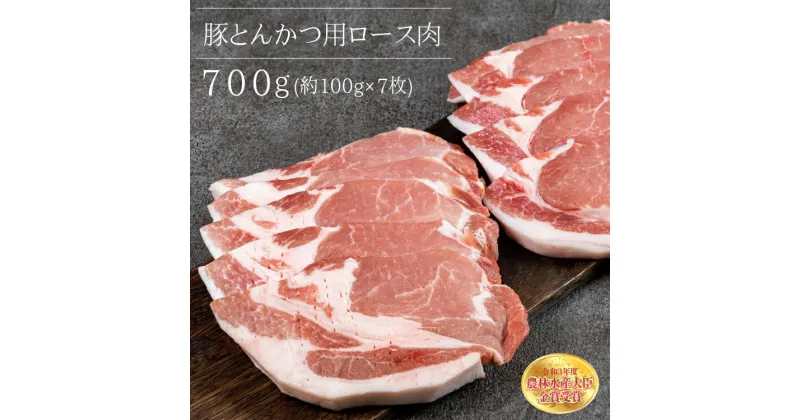 【ふるさと納税】赤村 養生館 豚 とんかつ 用 ロース 肉 700g豚肉 トンカツ 豚カツ 豚ロース 福岡県赤村 B10