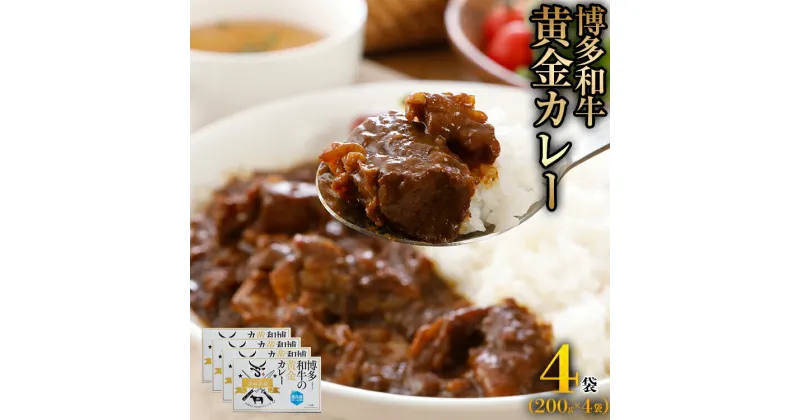 【ふるさと納税】博多和牛 黄金カレー 博多和牛 牛肉 カレー カレーライス ご飯 お取り寄せ 福岡 グルメ