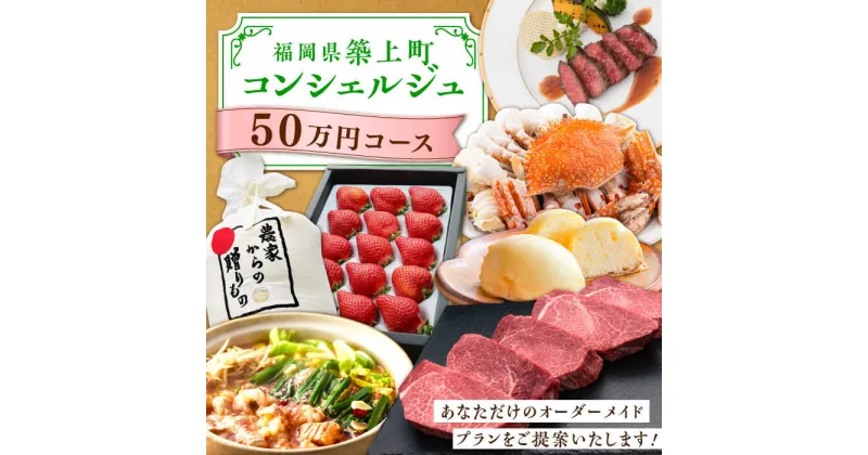 【ふるさと納税】【後から選べる！】築上町 コンシェルジュ 寄附額 50万円 コース 《築上町》 おすすめ おまかせ 定期便 500000円 50万円 [ABZY001]